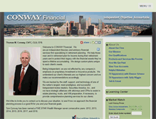 Tablet Screenshot of conwayfin.com